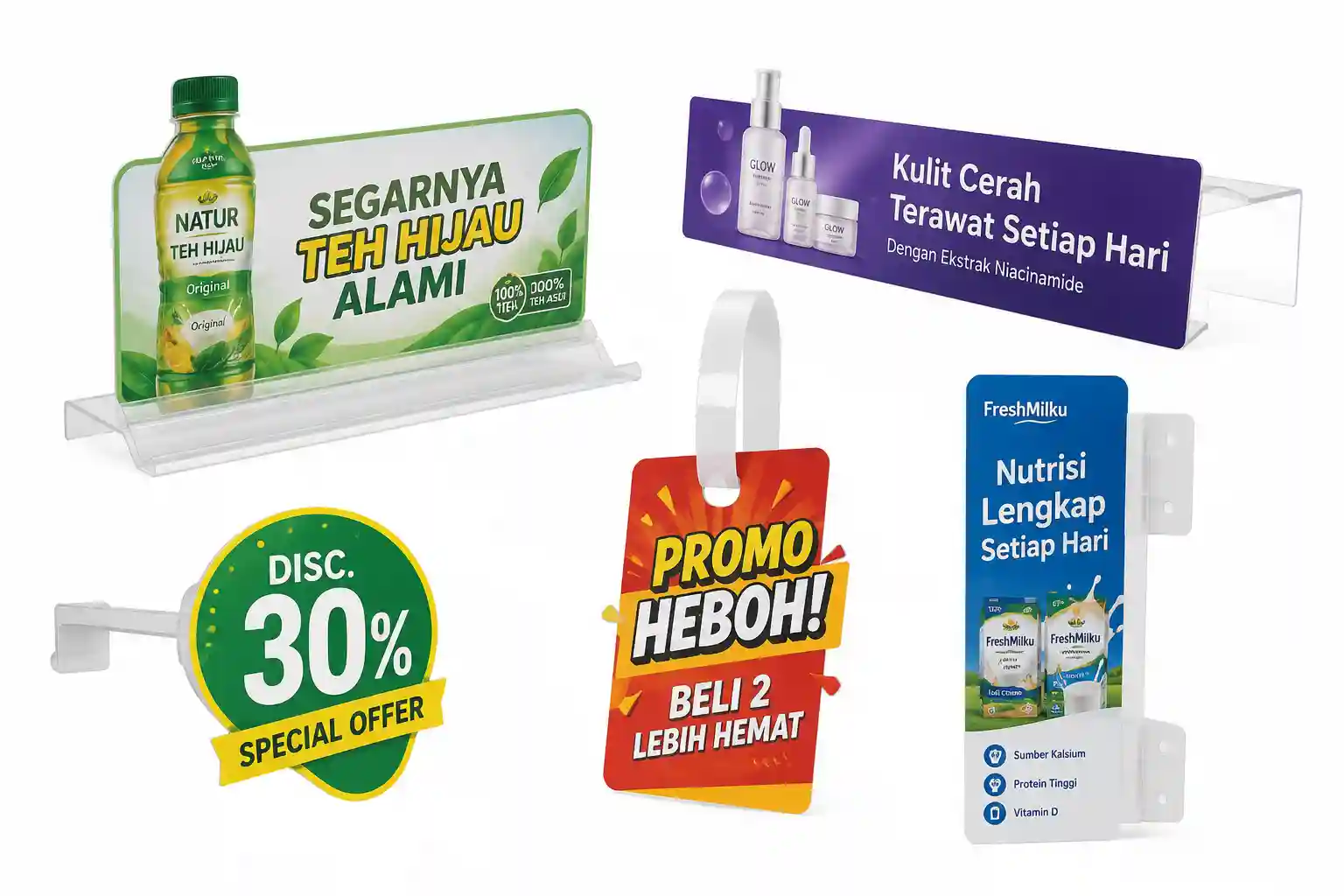 Cetak POP Gondola untuk Promosi Produk